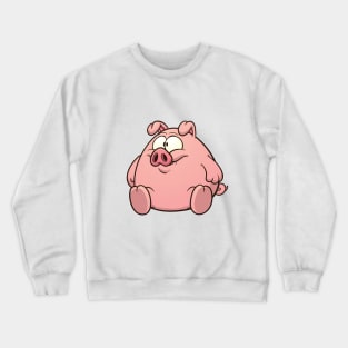 Cute fat pig Crewneck Sweatshirt